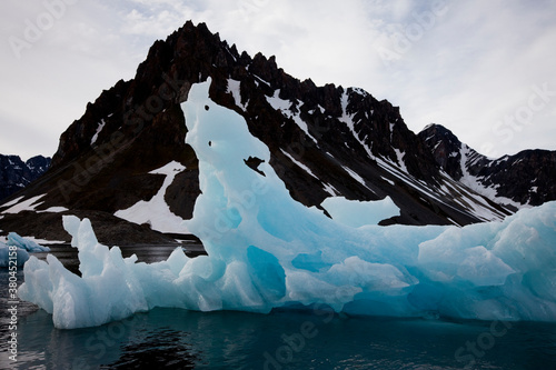 Iceberg, Svalbard, Norway photo