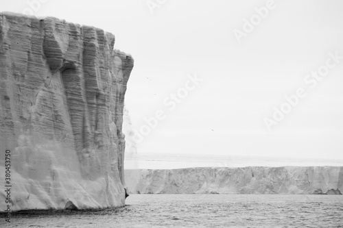 Bråsvellbreen Glacier, Svalbard, Norway photo