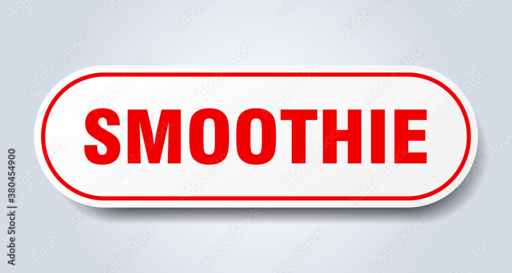 smoothie sign. rounded isolated button. white sticker smoothie sign. rounded isolated button. white sticker