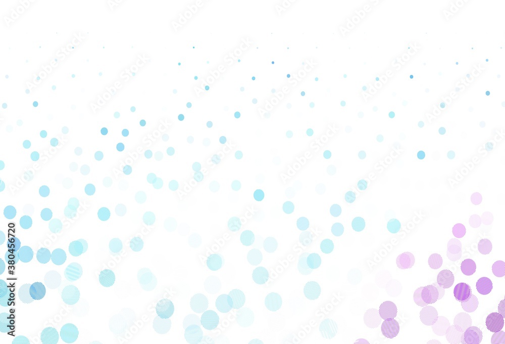 Light Pink, Blue vector layout with circle shapes. Light Pink, Blue vector layout with circle shapes.