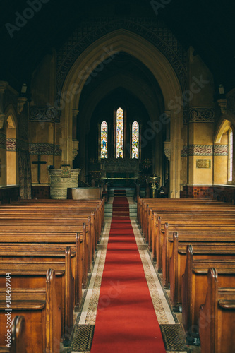 Inside a one thousand year old church