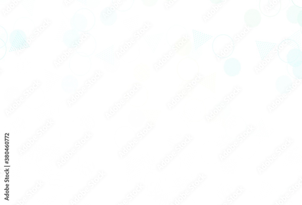 Light Blue, Yellow vector background with polygonal style with circles. Light Blue, Yellow vector background with polygonal style with circles.