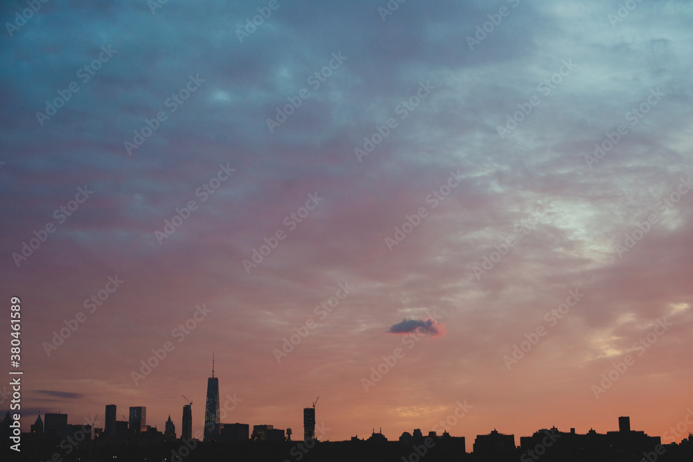 Manhattan skyline seen from Brooklyn Manhattan skyline seen from Brooklyn