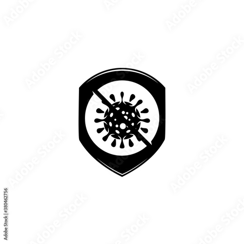 illustration graphic vector of virus. corona virus infection.White Background. Vector Illustration.