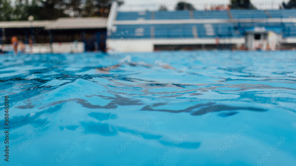 Young boy having fun in the swimming pool Young boy having fun in the swimming pool