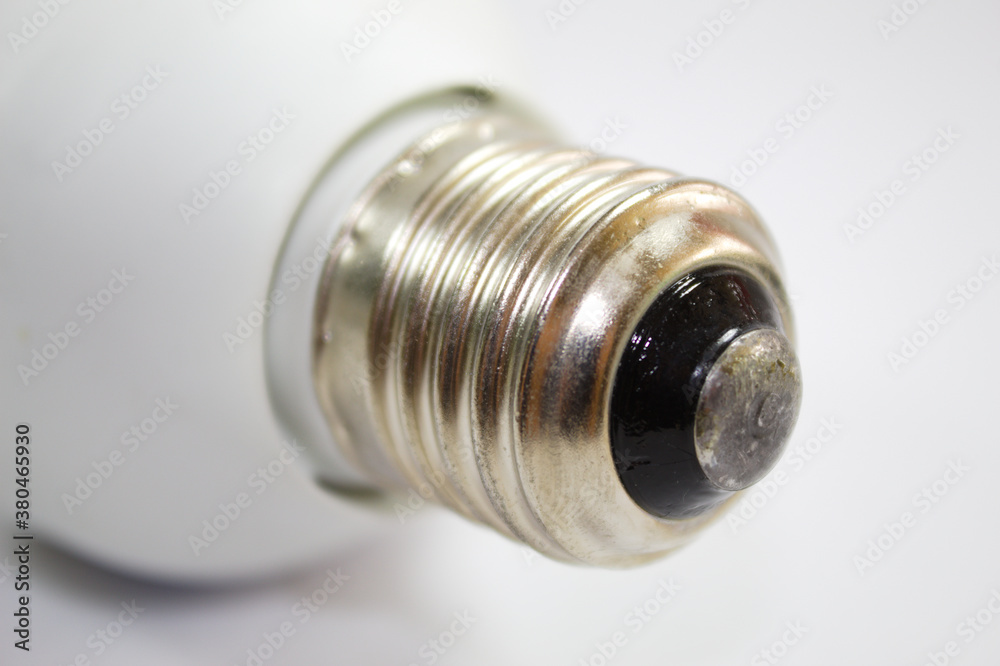 Fluorescent lamp with white background Fluorescent lamp with white background