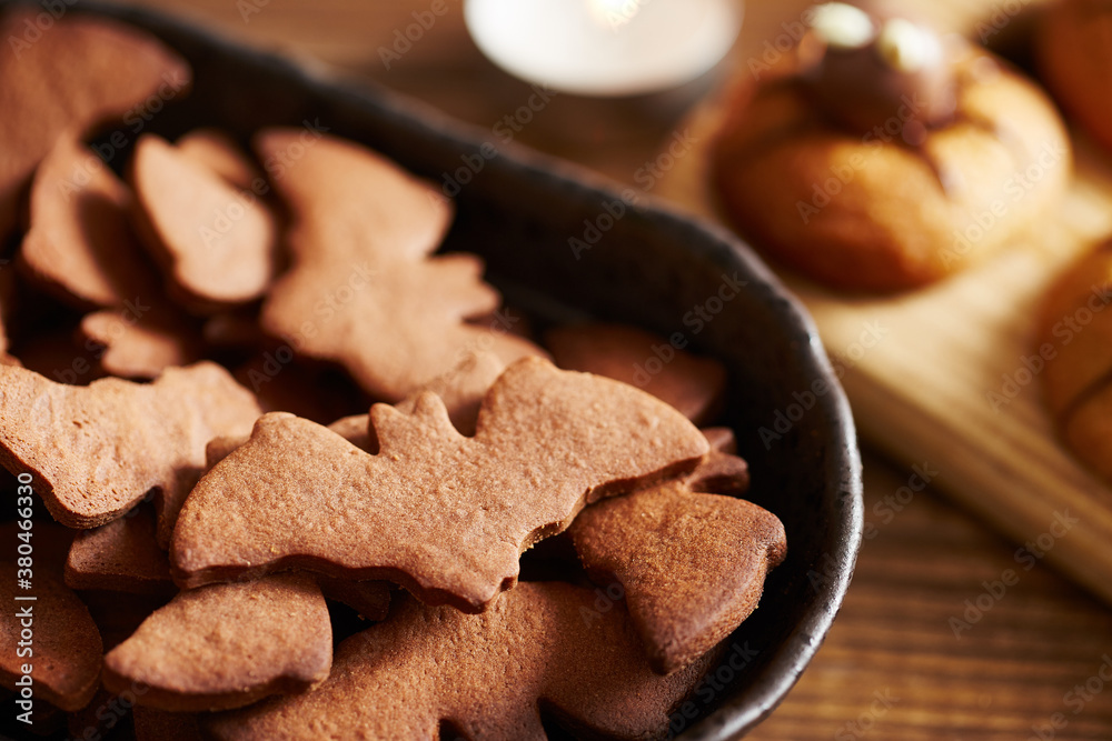 Bat shaped cookies Bat shaped cookies