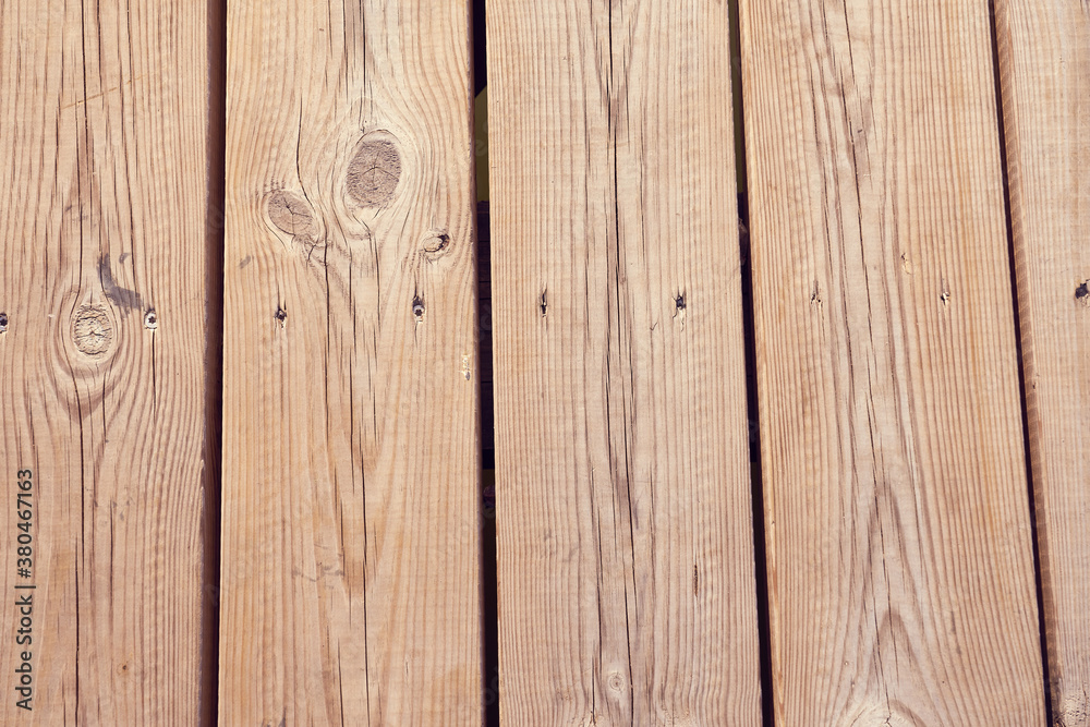 Fototapeta premium Texture of wooden boards as a background.