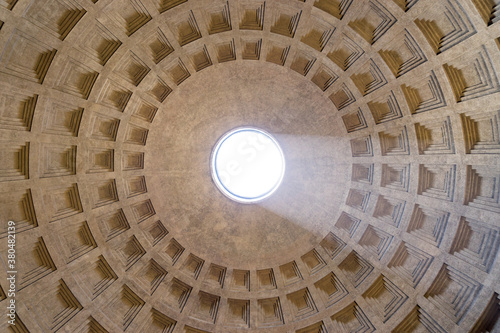 Ceiling of Rome Pantheon