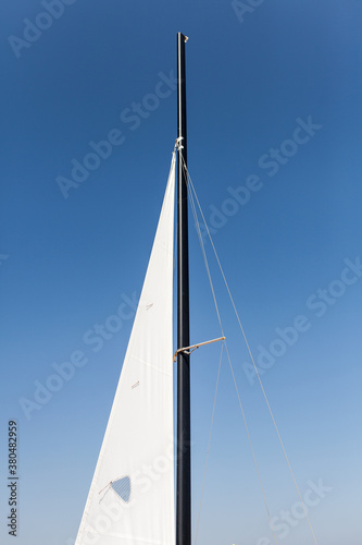 jib on a sports catamaran class F16 photo