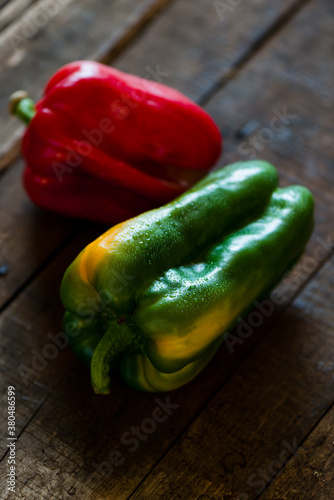 raw sweet peppers photo
