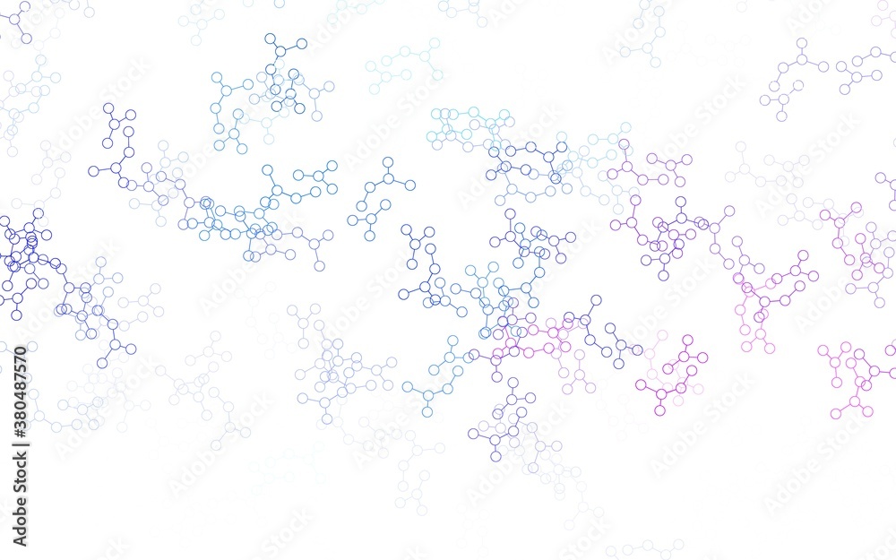 Light Blue, Red vector background with forms of artificial intelligence. Light Blue, Red vector background with forms of artificial intelligence.