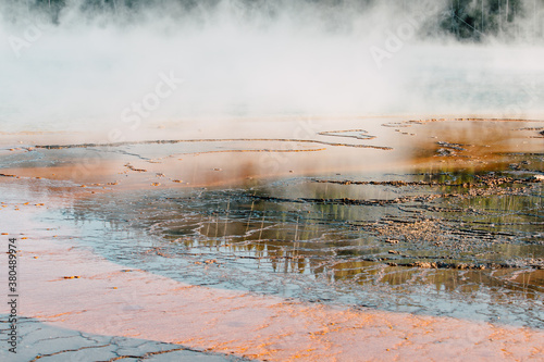 Edge Of Yellowstone Grand Prismatic Spring
