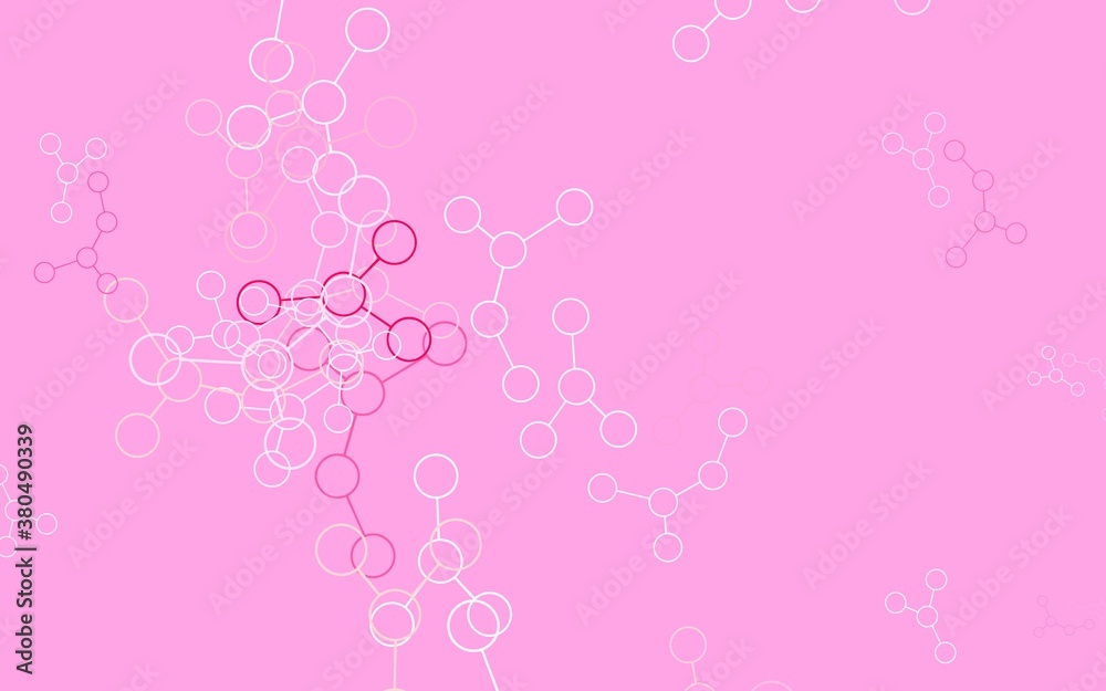 Light Pink vector texture with artificial intelligence concept. Light Pink vector texture with artificial intelligence concept.