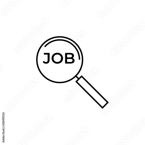 job icon,unemployed icon on white background