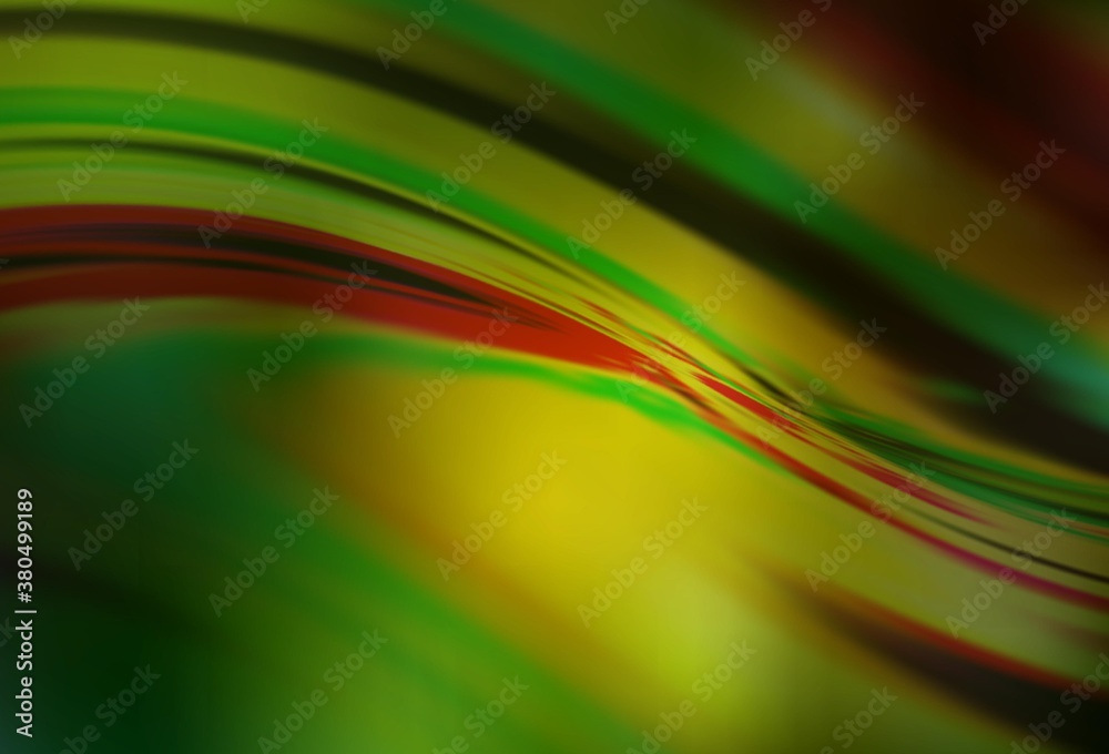 Dark Green, Yellow vector abstract bright texture.