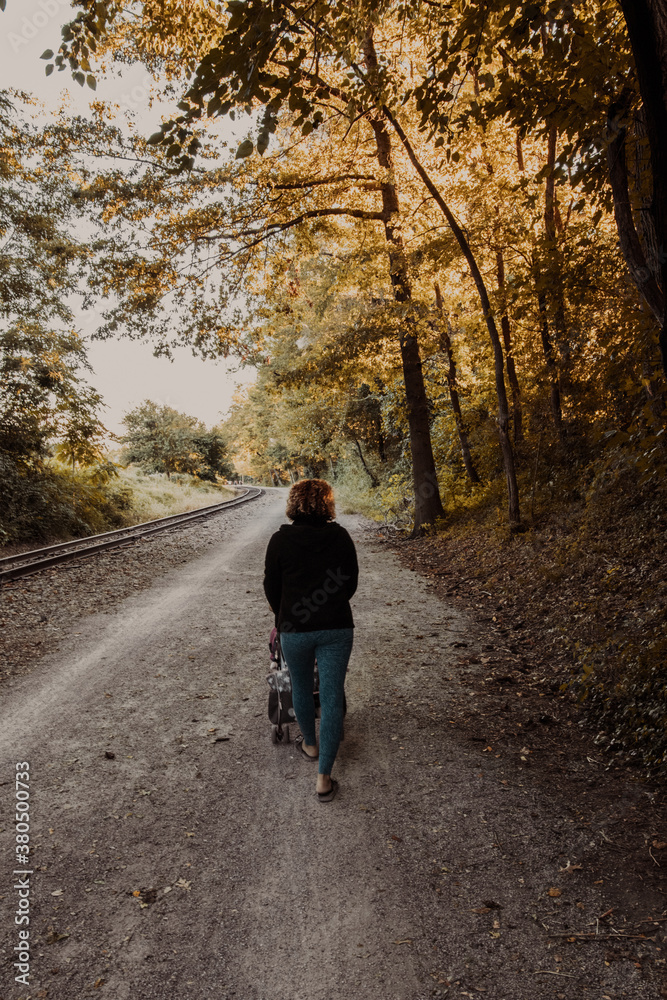 Fototapeta premium Railroad Trail in York, PA