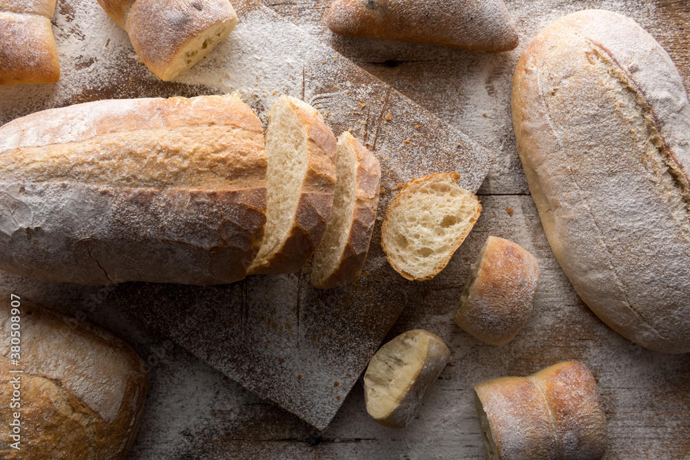 Loaves of Bread ( Sliced ) and Buns Loaves of Bread ( Sliced ) and Buns