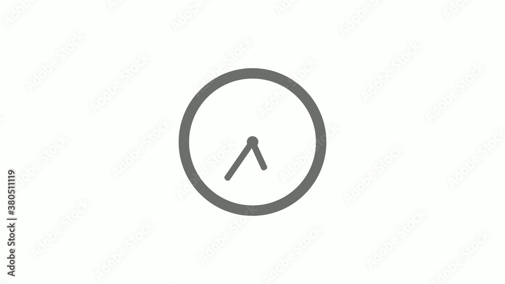 Gray color circle 12 hours clock icon without trick, Clock icon Gray color circle 12 hours clock icon without trick, Clock icon