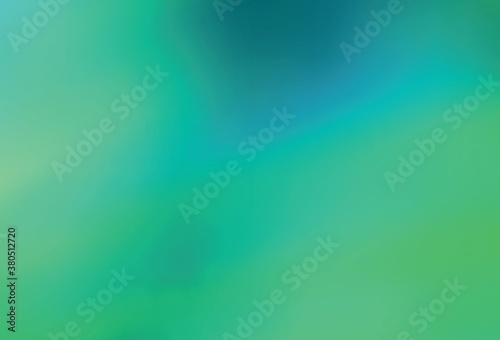 Light Green vector colorful blur background.