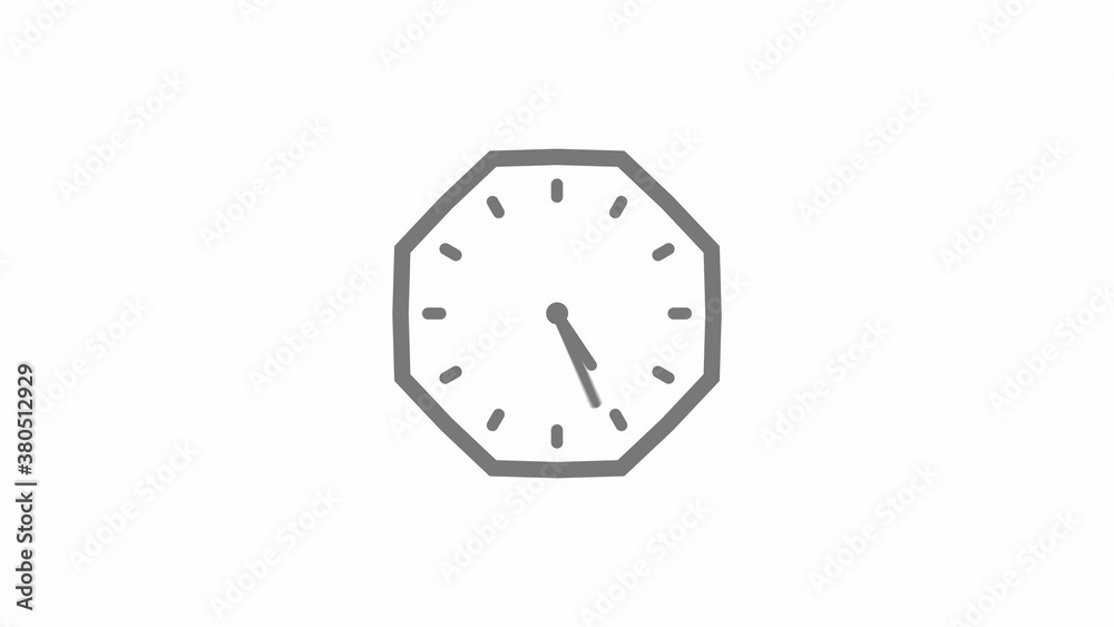 Gray color counting down clock icon on white background,clock icon Gray color counting down clock icon on white background,clock icon