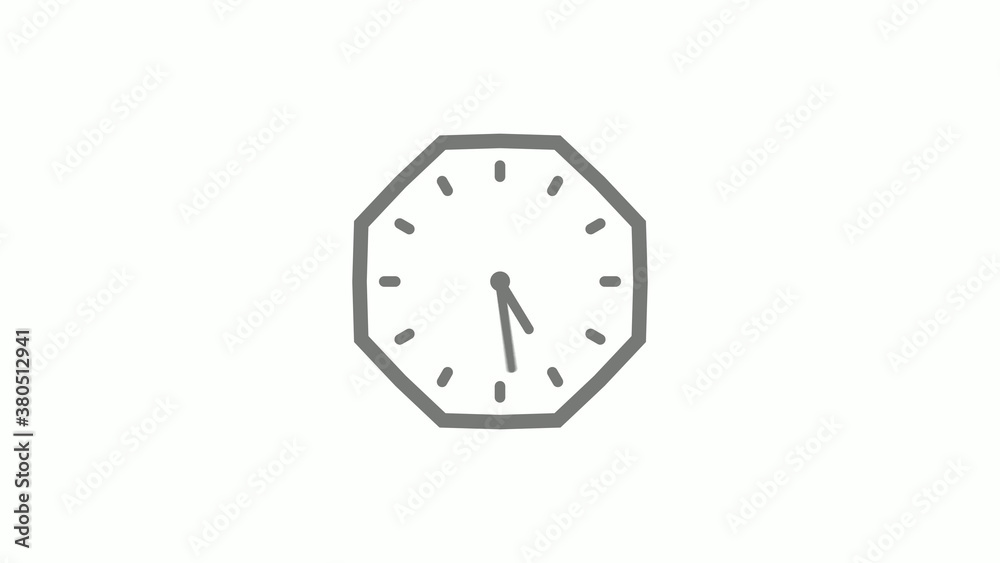 Gray color counting down clock icon on white background,clock icon Gray color counting down clock icon on white background,clock icon