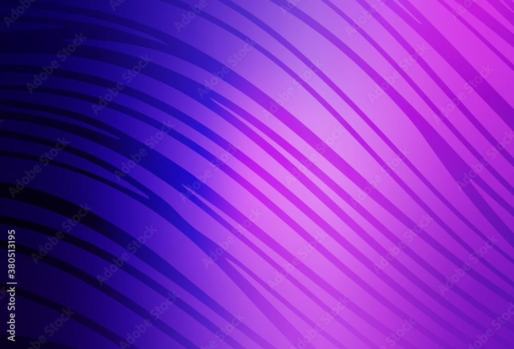 Fototapeta premium Light Purple, Pink vector template with lines.