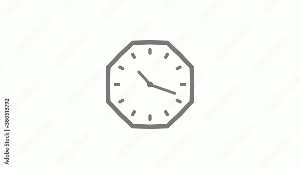 Gray color counting down clock icon on white background,clock icon Gray color counting down clock icon on white background,clock icon