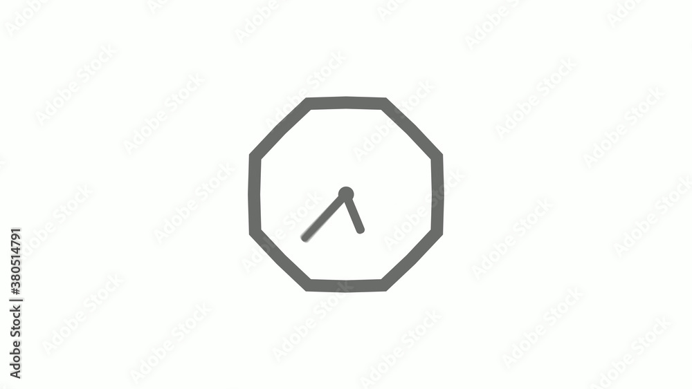 Counting down gray color 12 hours clock icon on white background,clock icon Counting down gray color 12 hours clock icon on white background,clock icon