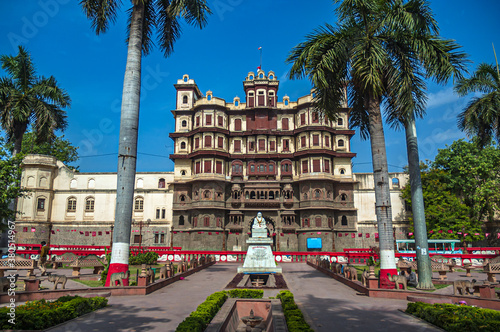 Rajwada palace in Indore, Madhya Pradesh, India.