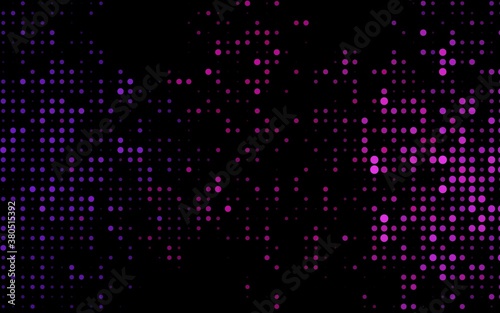 Dark Pink vector template with circles. Abstract illustration with colored bubbles in nature style. Design for posters, banners.