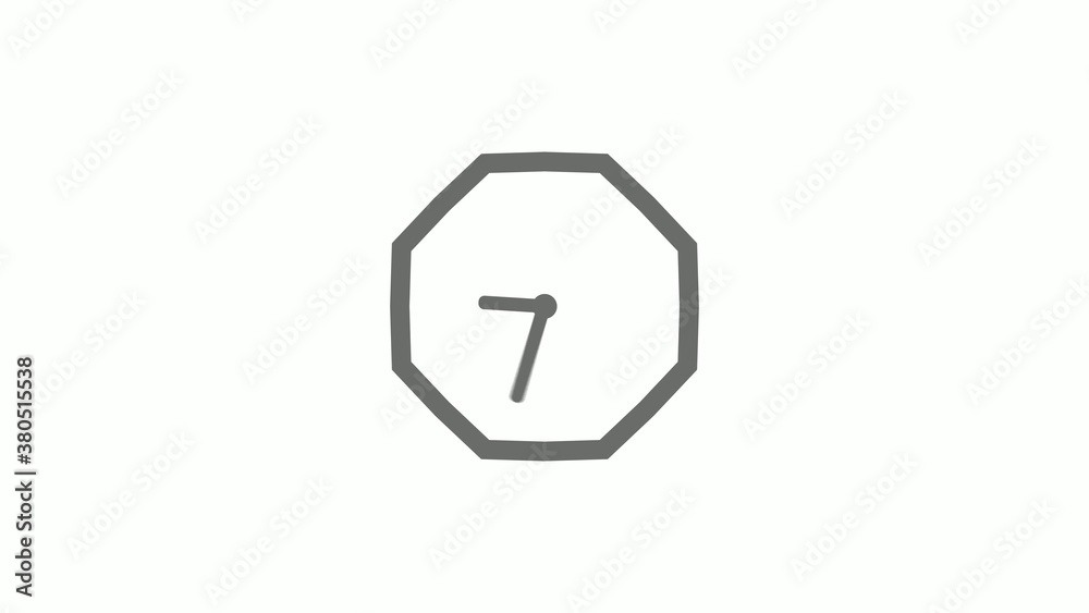 Counting down gray color 12 hours clock icon on white background,clock icon Counting down gray color 12 hours clock icon on white background,clock icon