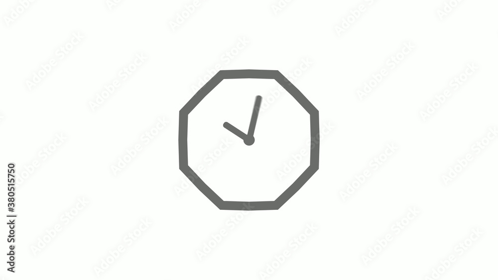 Counting down gray color 12 hours clock icon on white background,clock icon Counting down gray color 12 hours clock icon on white background,clock icon