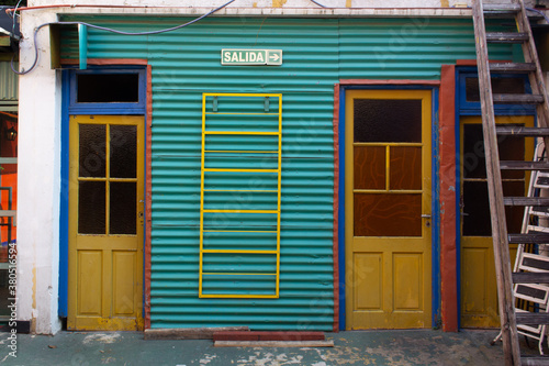 typical architecture in La Boca, Buenos Aires © Marco