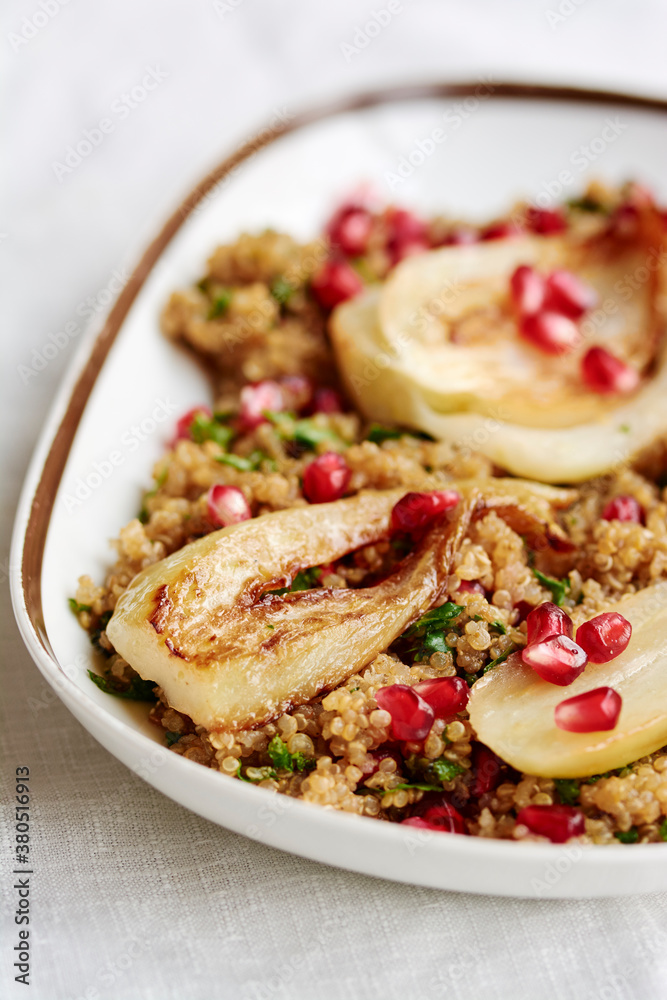 Fennel, pomegranate, Quinoa Salad Fennel, pomegranate, Quinoa Salad