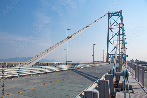 Estrutura metálica da Ponte Hercílio Luz, Florianópolis, florianopolis, Santa Catarina, Brasil