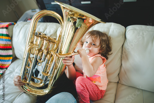 Playing the Baritone photo