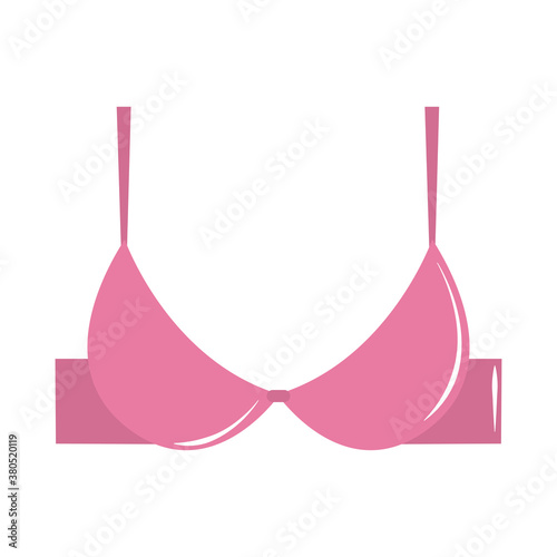 bra lingerie female fashion flat icon style