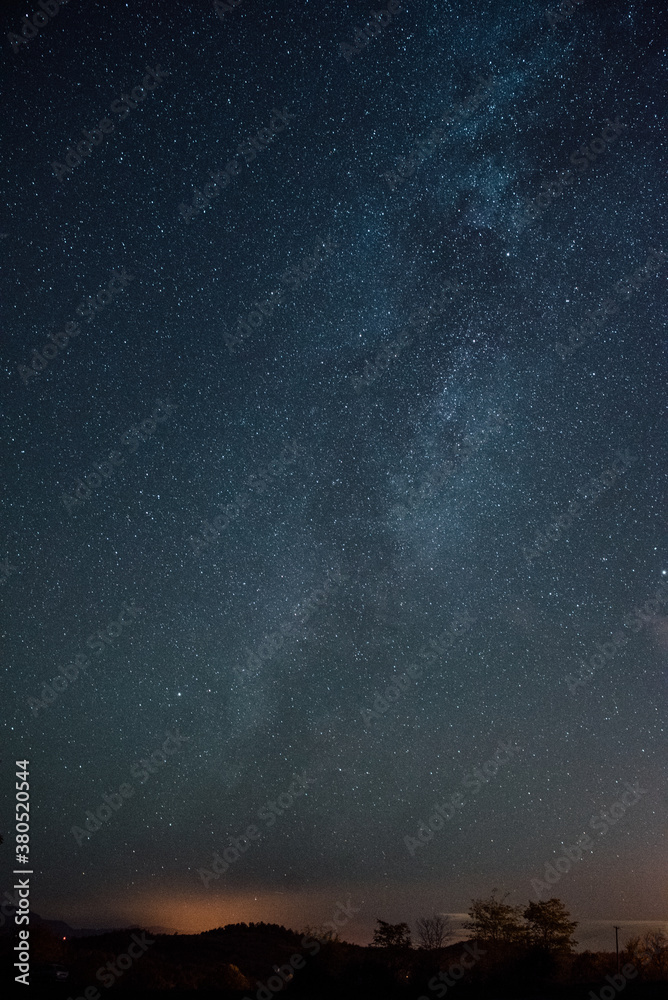 Milky way landscape Milky way landscape