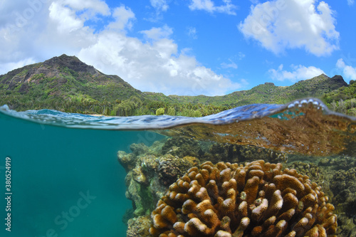 baie d'Anaho - nuku Hiva - iles marquises -polynesie francaise photo