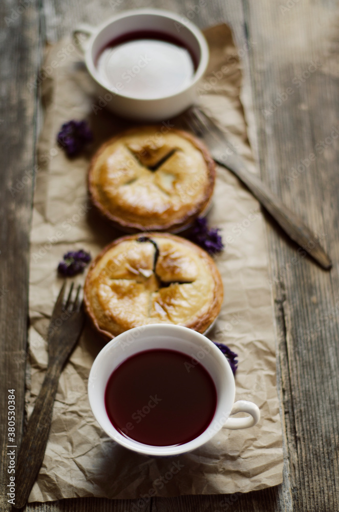 tea and pie tea and pie