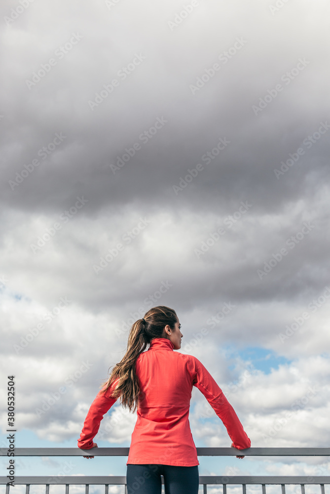 Teenager Workout in a Urban Scenery Teenager Workout in a Urban Scenery