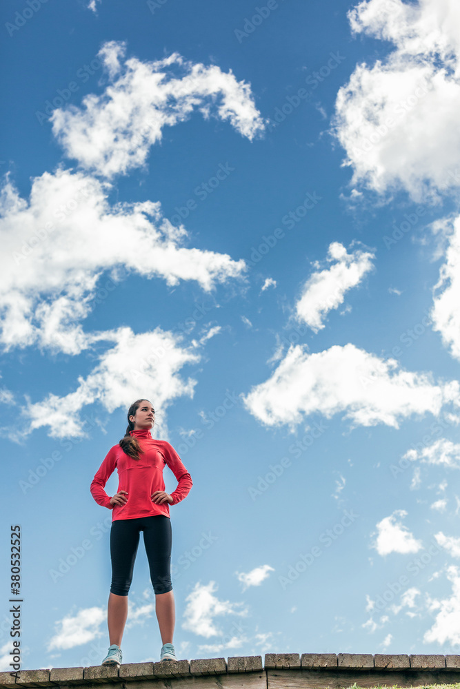 Teenager Workout in a Urban Scenery Teenager Workout in a Urban Scenery
