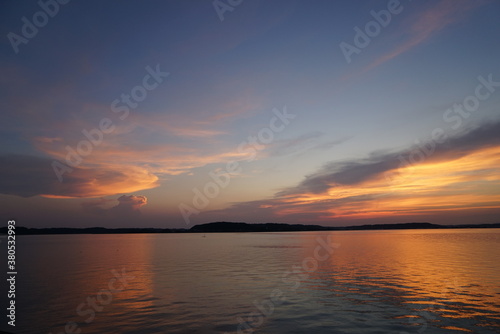 北浦の夕景