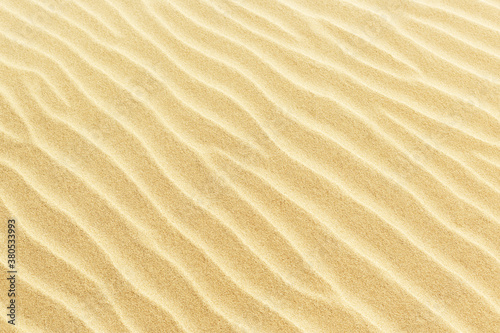 Top view on sand dunes. The texture of sand © Tomas Ragina