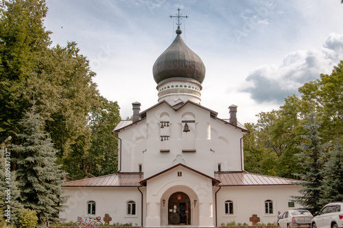 orthodox church in Gdov (old Russian town) photo