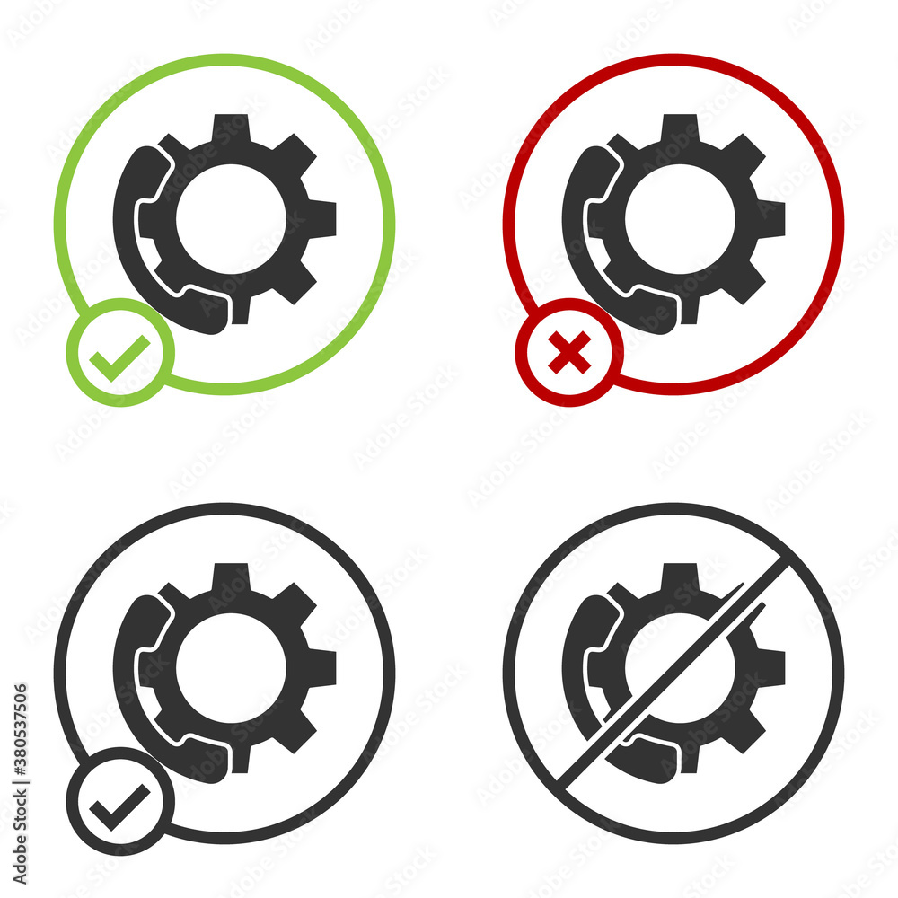 Black Telephone 24 hours support icon isolated on white background. All-day customer support call-center. Full time call services. Circle button. Vector Illustration. Black Telephone 24 hours support icon isolated on white background. All-day customer support call-center. Full time call services. Circle button. Vector Illustration.