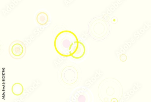 Light Green, Red vector layout with circle shapes.