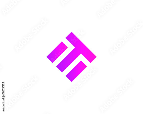 Fotografija ET TE LETTER LOGO DESIGN VECTOR TEMPLATE. ET TE LOGO DESIGN.