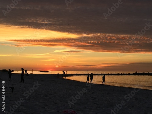 Sonnenuntergang an der Ostsee, Heidkate